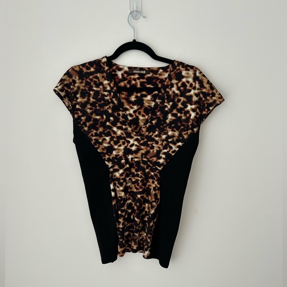 Roberto Cavalli leopard print top - Picture 3 of 13